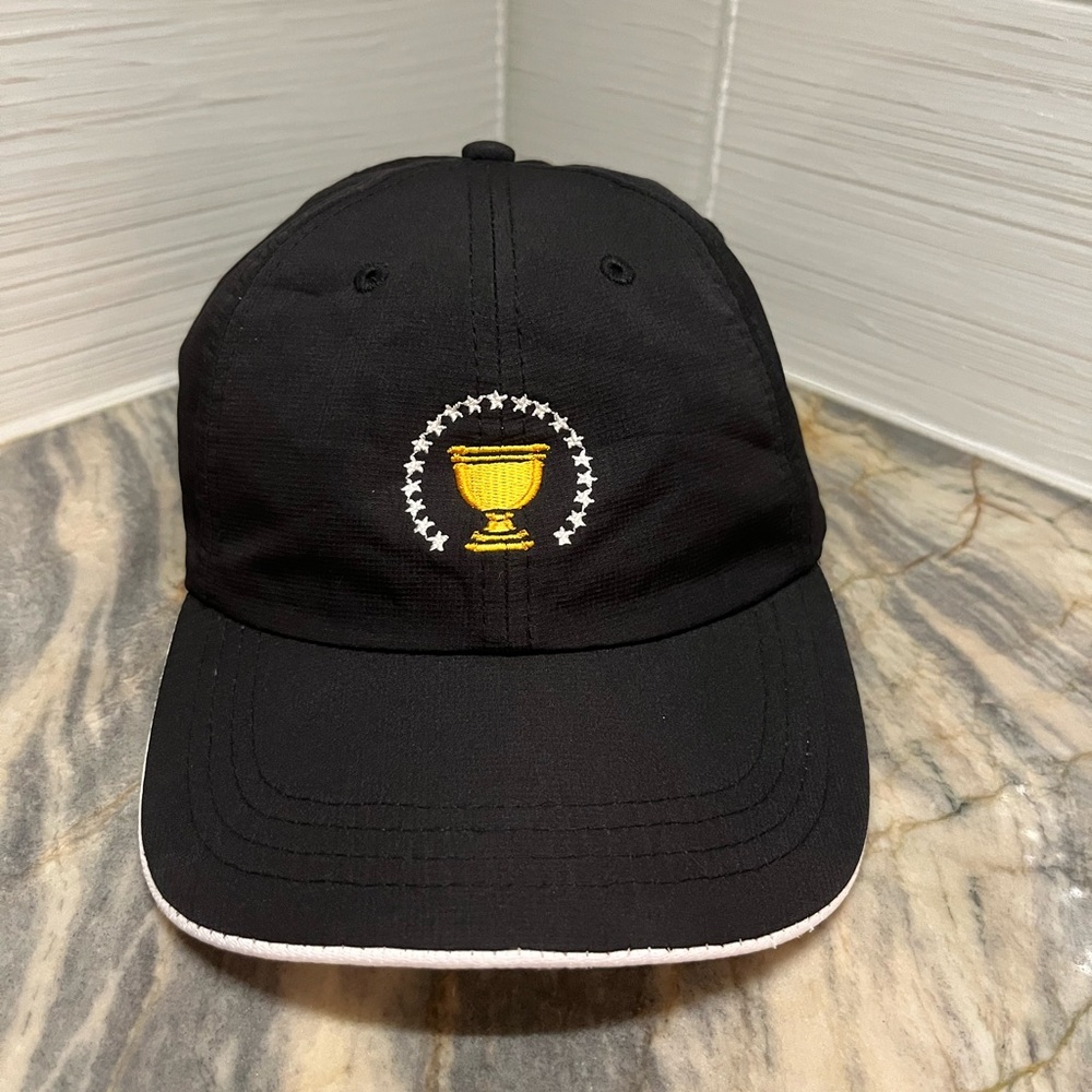 Ahead Special Edition President's Cup Matches Liberty National StrapBack Hat Cap